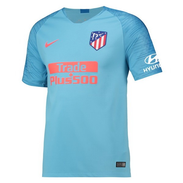 Atlético Madrid Trikot Auswarts 2018-19 Blau Fussballtrikots Günstig